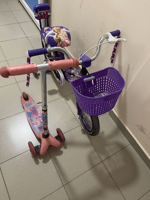 Продам велосипед и самокат