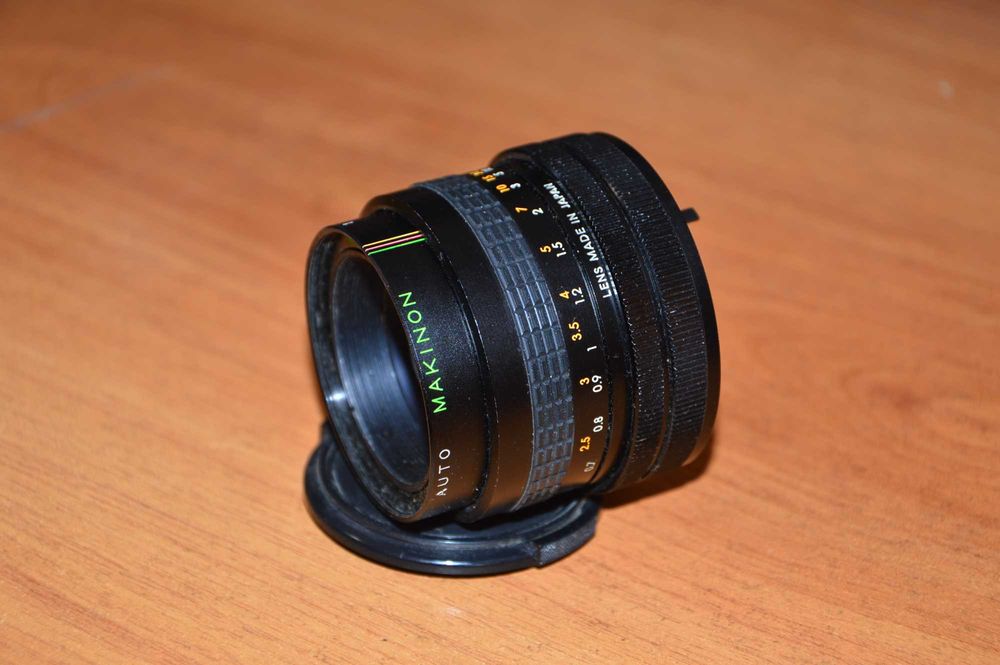 Объектив "Makinon", 50 мм, байонет Кенон