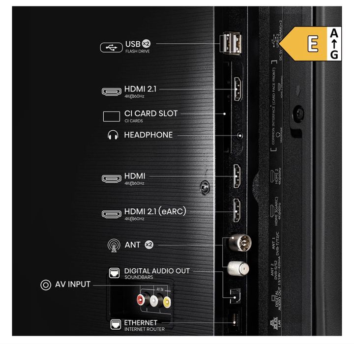 Televizor LED Smart HISENSE 50A6Q, Ultra HD 4k, 126cm