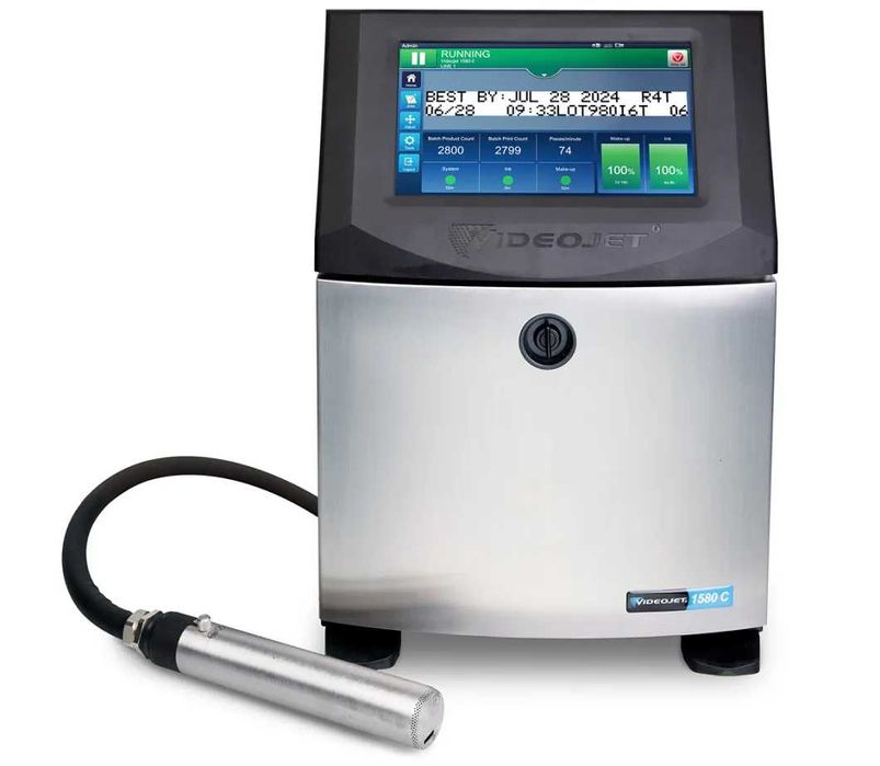 VIDEOJET rangli sanoat printer, markirator  (sana, yaroqlilik muddati)