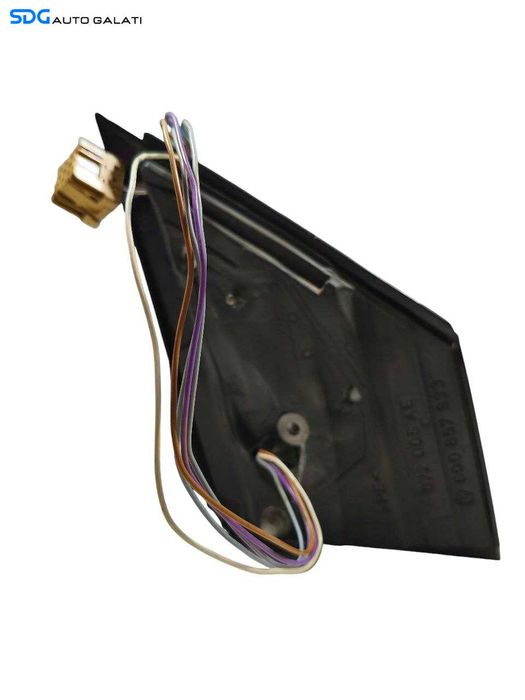 Oglinda Stanga Electrica Volkswagen Polo 9N 2002 - 2008 Culoare Albastru Cod 6Q0857933 [LR1378]
