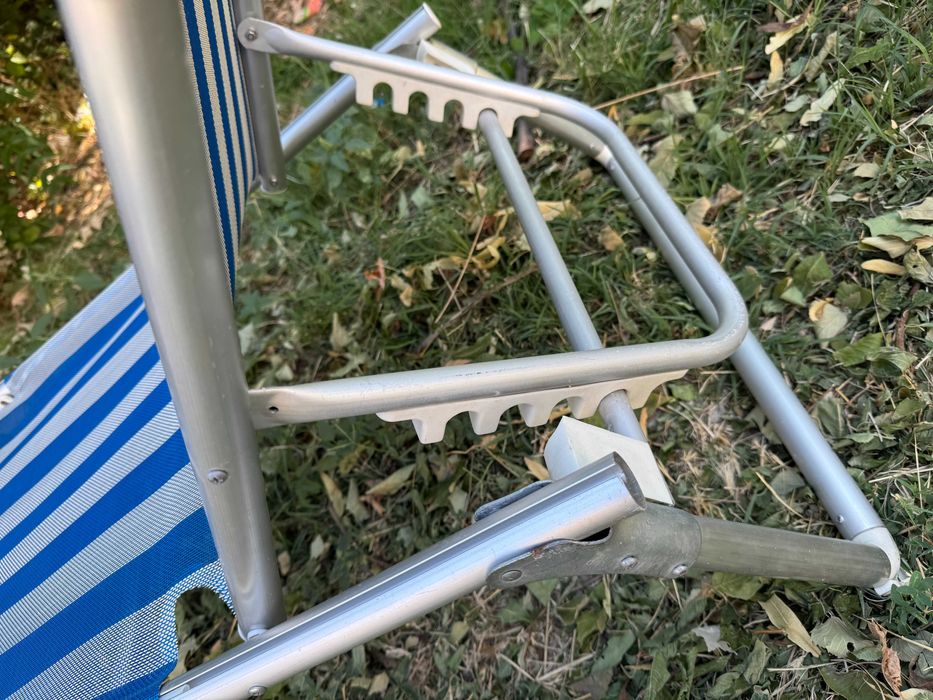 Сгъваеми шезлонги 2бр с шалтета