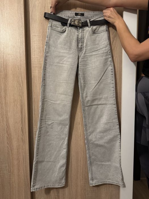 Сиво дънки Elisabetta Franchi