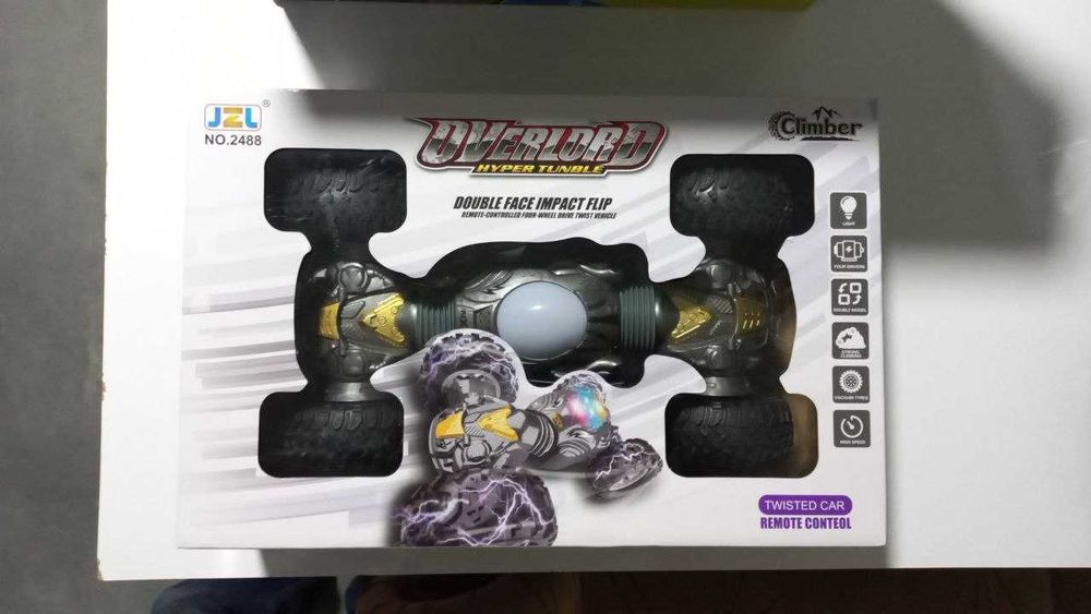 Перевёртыш радиоуправляемый вездеход трюковая машинка трансформер пулт