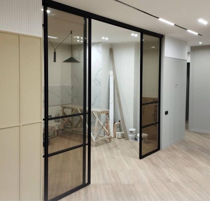 Душевая перегородка, душ кабина, стекло, зеркала