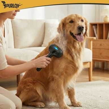 Четка за куче, Електрическа парна четка Purlov за кучета и котки