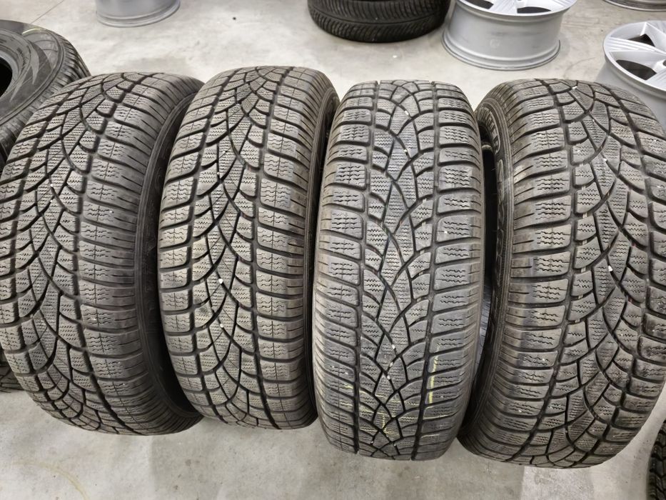 4 anvelope iarna Dunlop 215 60 17 C stare foarte buna