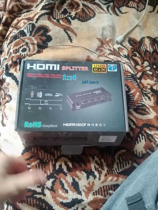 Hdmi splitter  4 канала новый