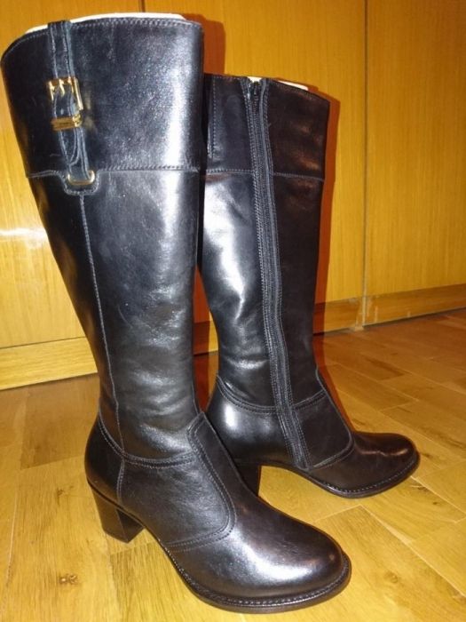 НОВИ! Дамски ботуши естествена кожа 36