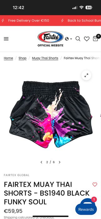 Шорти Fairtex за муай тай