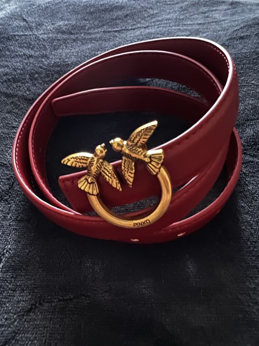 Колан pinko - черен, кафяв, бордо