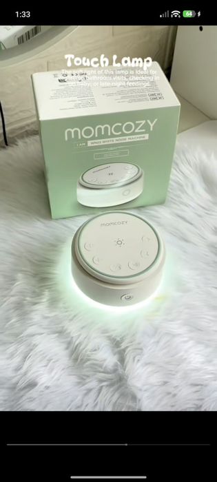 Momcozy White Noise Machine с touch лампа и бял шум