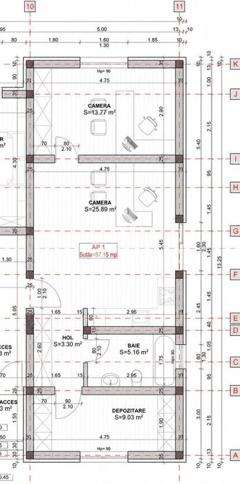 Apartament cu 3 camere, etaj 2, zona Lidl din Giroc