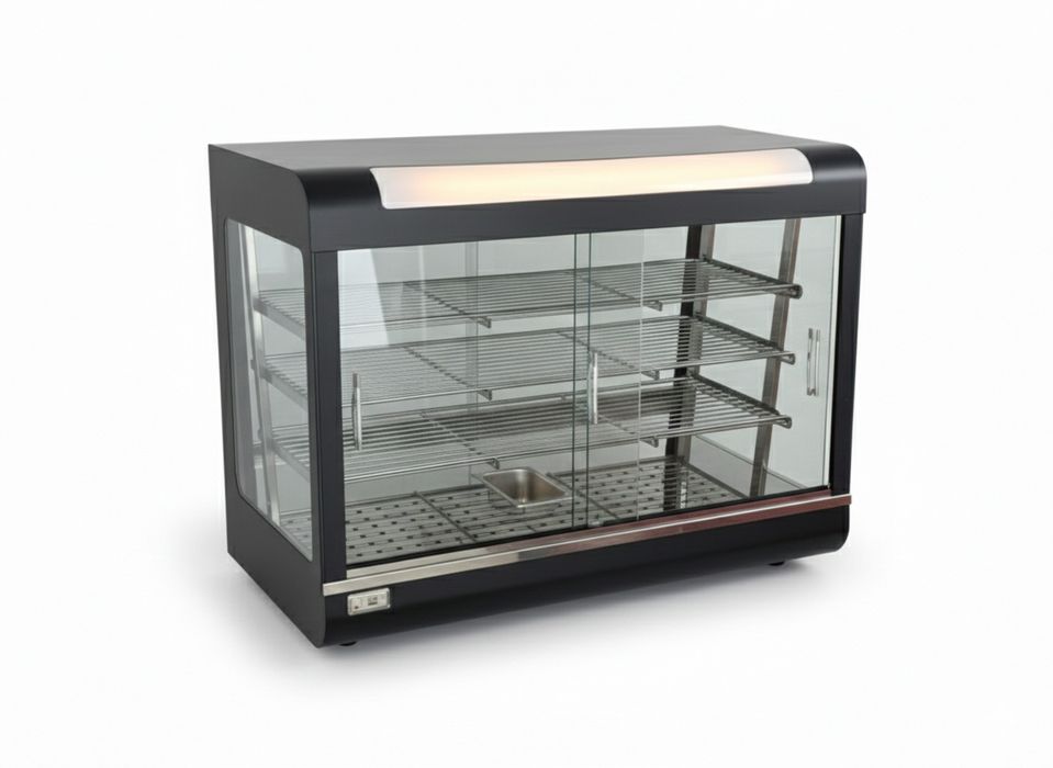 Vitrina electrica aer cald 90cm - transport gratuit