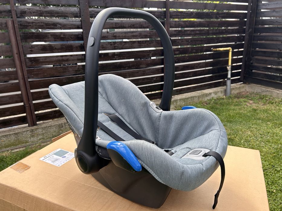CARUCIOR 4 IN 1 Adamex Monaco, cu baza IsoFix, FULL Linen TK54, Mineral