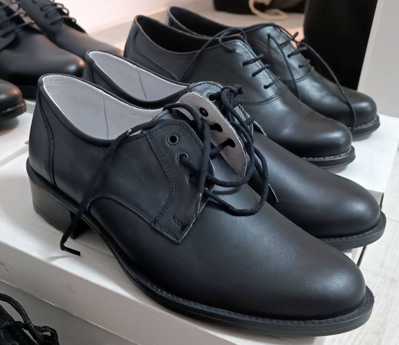 Pantofi noi dama de armata din piele