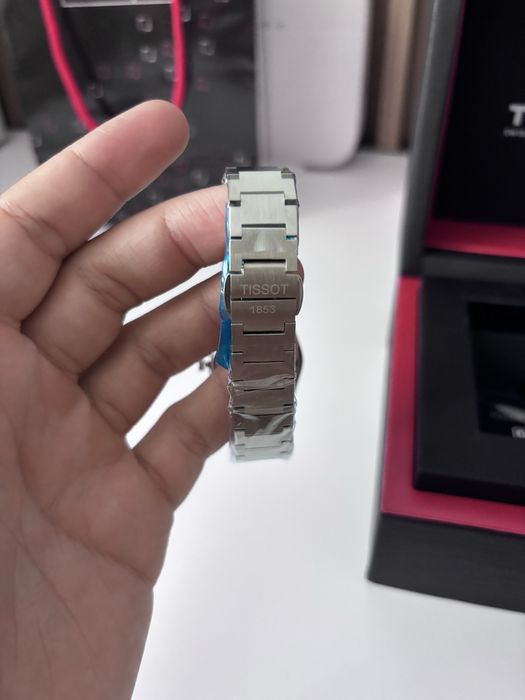 Ceas Tissot PRX Quartz 35mm Bleu Marin Nou, în folie, Pachet Complet