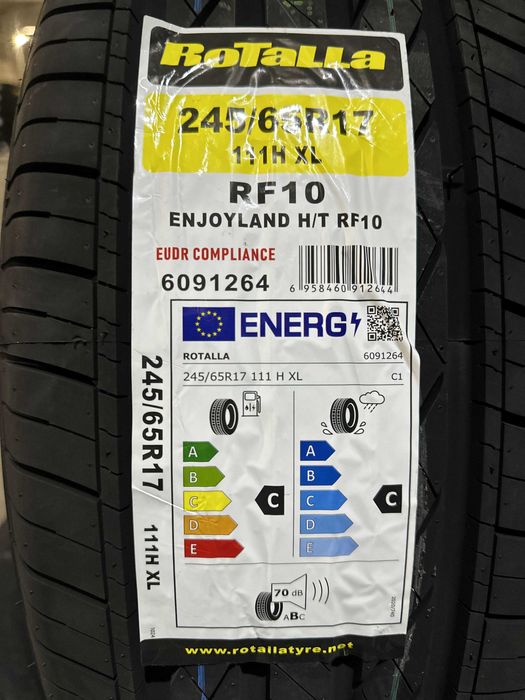 Нови летни гуми ROTALLA ENJOYLAND H/T RF10 245/65R17 111H XL НОВ DOT