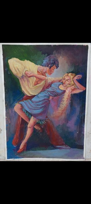 Живопись на А2 бумаге/ гуашь/ без рамки