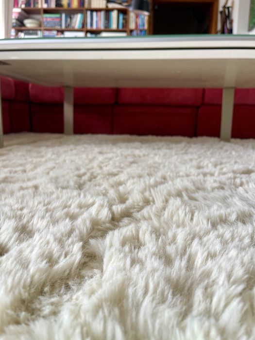 Covor Mobexpert pufos / fluffy alb 200x300 cm – gros