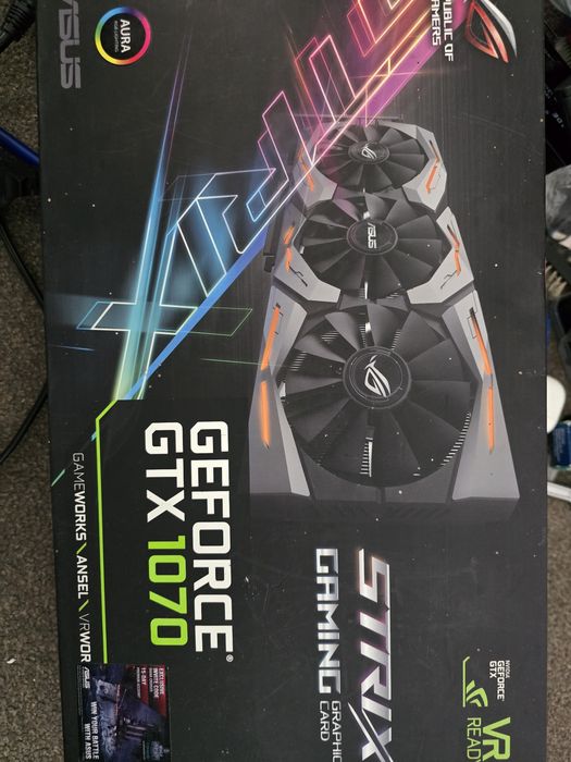 Placa video Asus Rog Strix GTX 1070 8gbddr5
