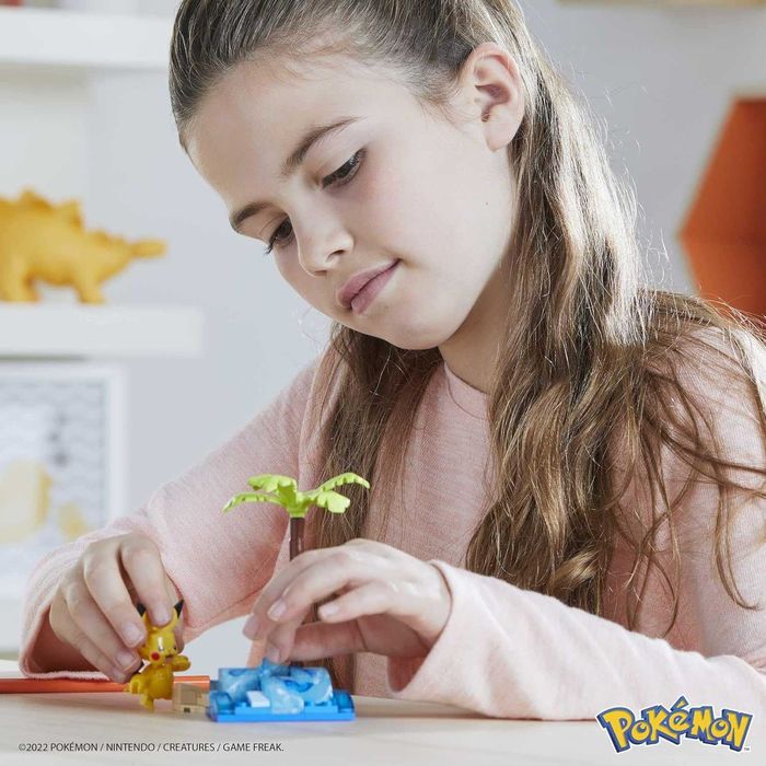 Конструктор Mega Pokemon Пикачу на плажа Покемон Lego Лего