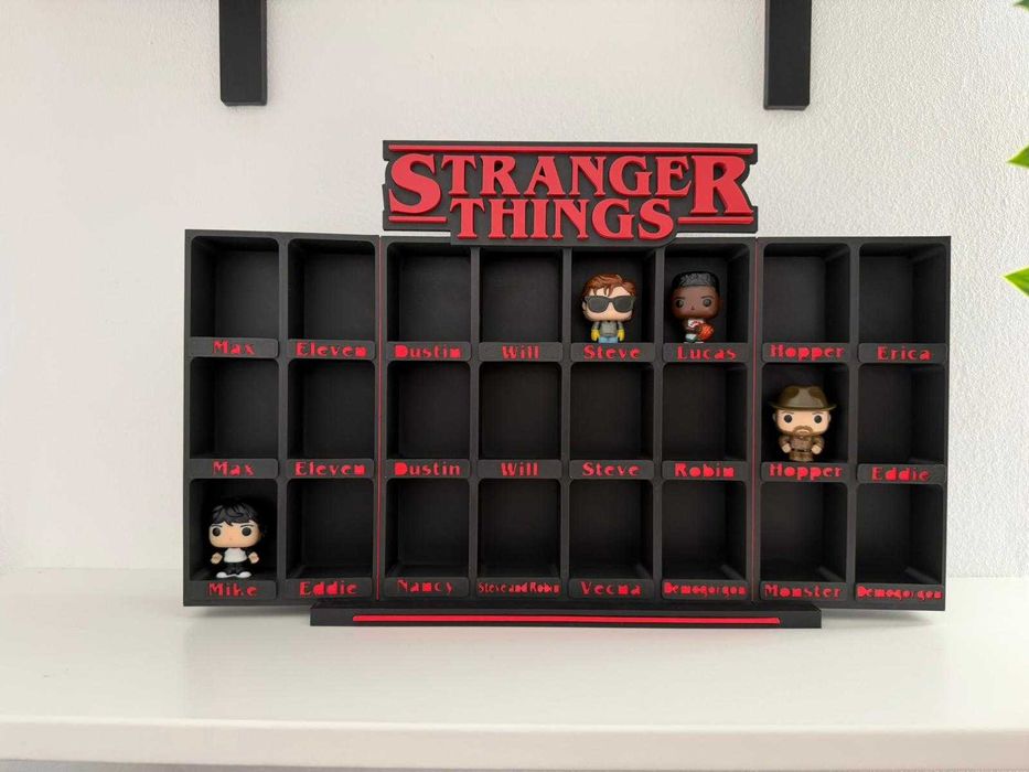 Stand pentru figurine din colectia Kinder Stranger Things