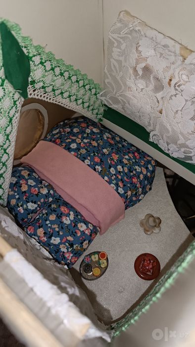 Кукольный дом с куклами ручной работы