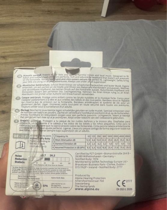 Căști antifonice bebeluși