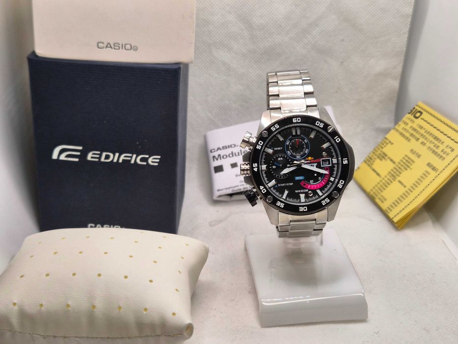 Ceas Sport Casio Edifice EFR 558 db SILVER Black friday Garantie 2 ani