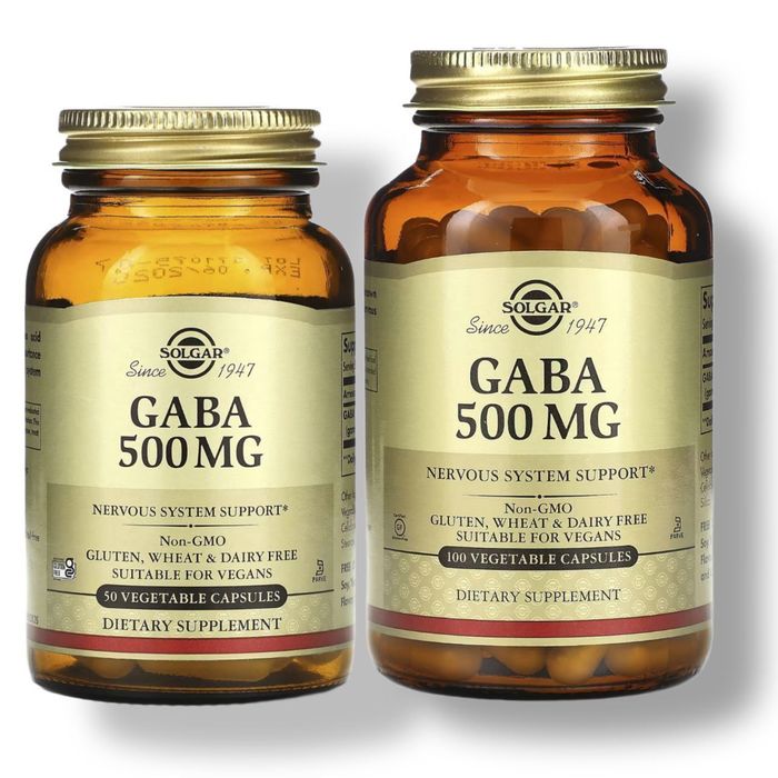 ГАМК ( ГАБА) веган капсулы Solgar GABA из Америки