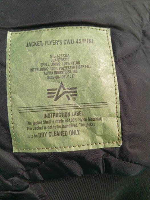 Alpha industries CWU-45