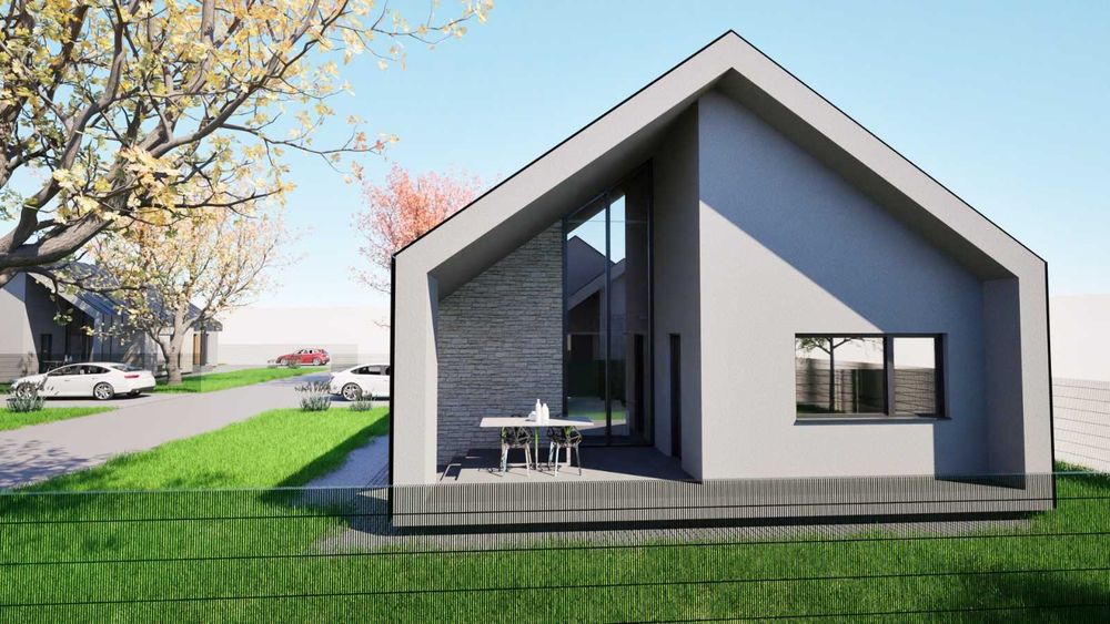 La intrare in Tautii Magheraus, vand casa 125 m.p.c. pe 400 m.p. teren