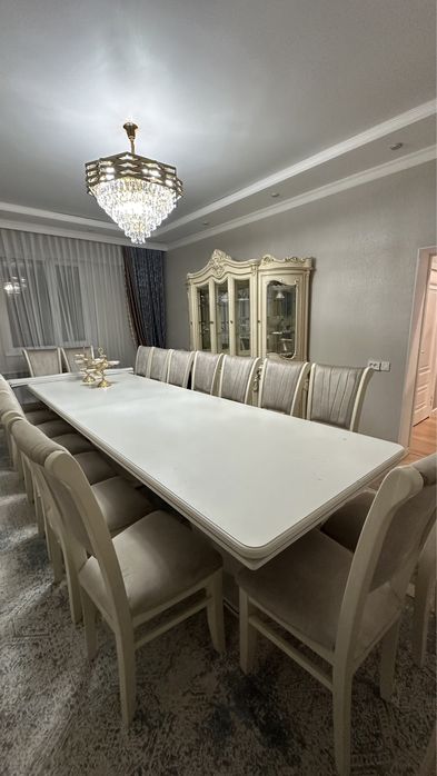 Стол 4м  стулья 18шт