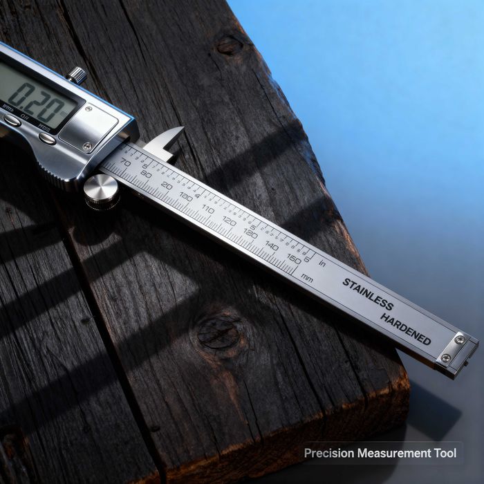 Subler electronic digital din otel inoxidabil 150 mm cu ecran LCD