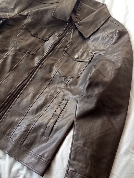 Кожено яке от изкуствена кожа