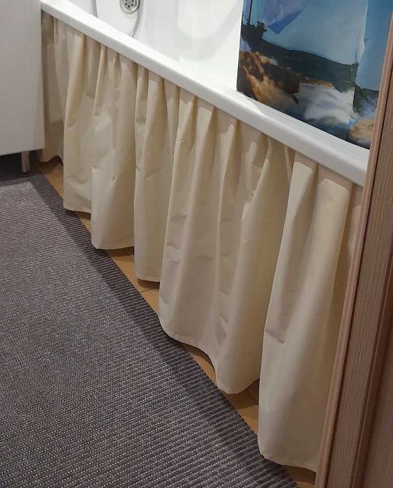 Экран под ванну тканевый (штора/ширма)