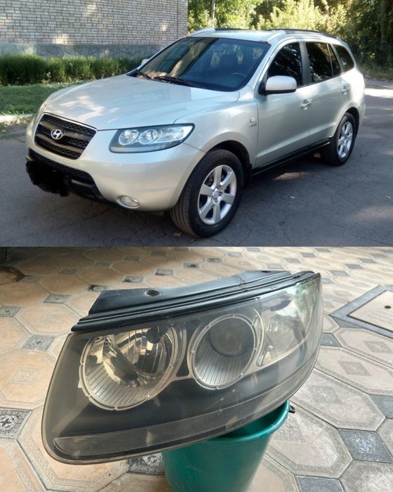 Santa fe 2 фара левый