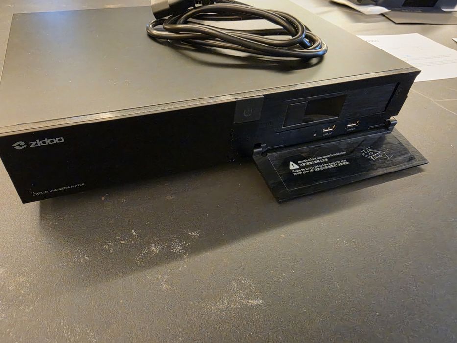 Zidoo Z1000 4K HDR Media Player / SATA HDD / Premium