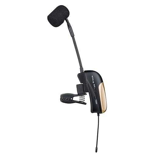 Set Wireless Cardioid condensator Microfon pentru Saxofon si Trompeta cu efect de reverberatie ACEMIC PR-8ECHO/ST-4 CASE CADOU