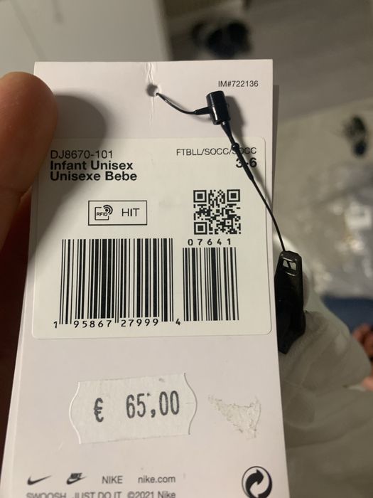 Compleu Nike PSG bebelusi 3-6 luni