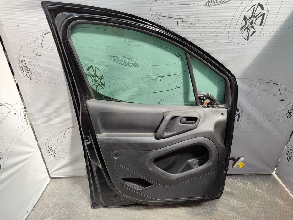 Ușă Față Stânga Citroen Berlingo Comercial / Van Negru Onix Cod Culoare EXY 2018 / [2008-2018] / 9002Z3 (3B)