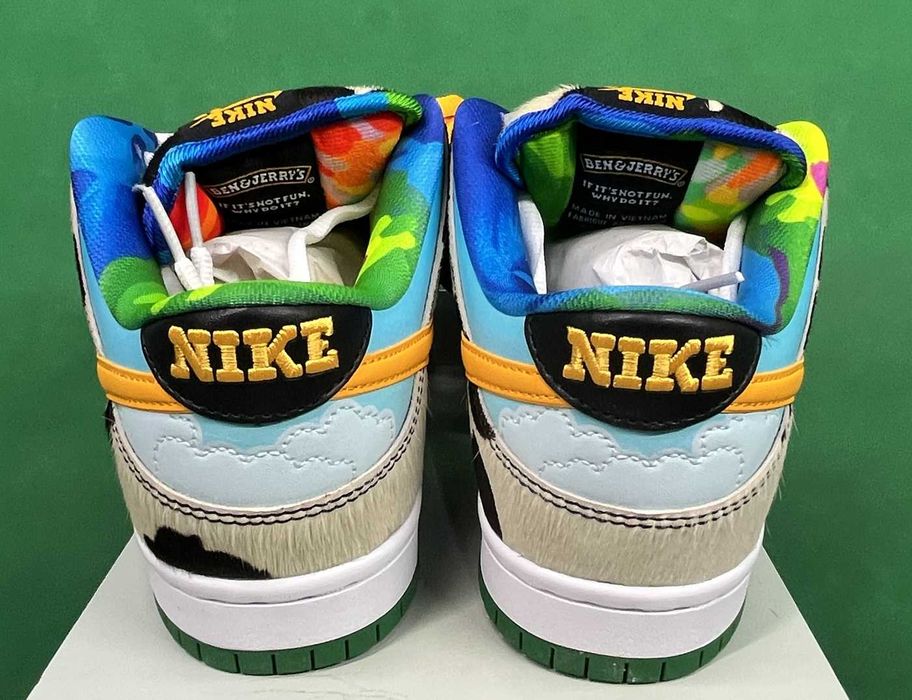 Adidasi Sneakers Nike SB Ben&Jerry's Chunky Dunky, 40.5, 25.5 cm - NOI