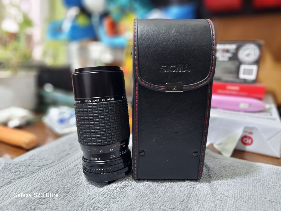 Продавам: Класически Телеобектив Sigma Zoom-K III 75-210mm f/3.5-4