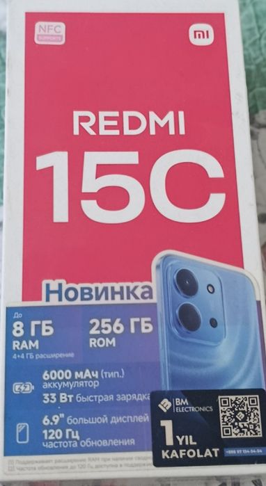 Redmi 15c sotiladi
