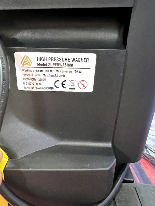 Super Wash 170 bar 2200w Induction copper motor Karcher Карчер