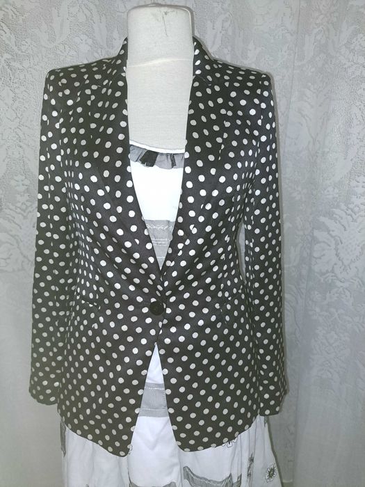 sacou de matase cu buline, marca ZARA