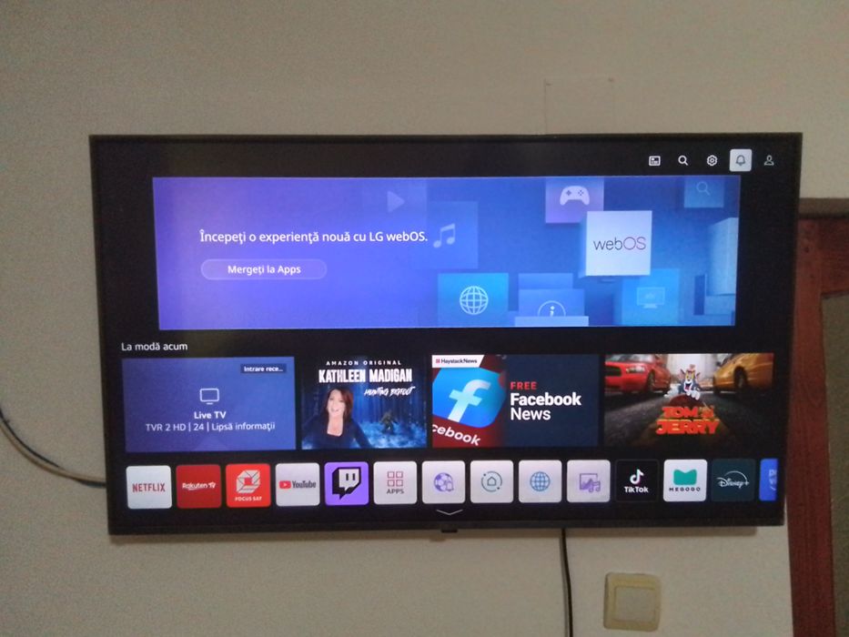 Vand televizor smart LG diagonala 108 cm