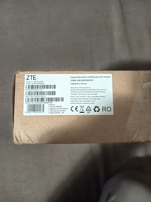 Router wifi 6 ZTE