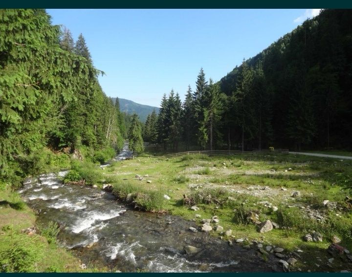 Vând teren si casa de vacanta Siriu Bz